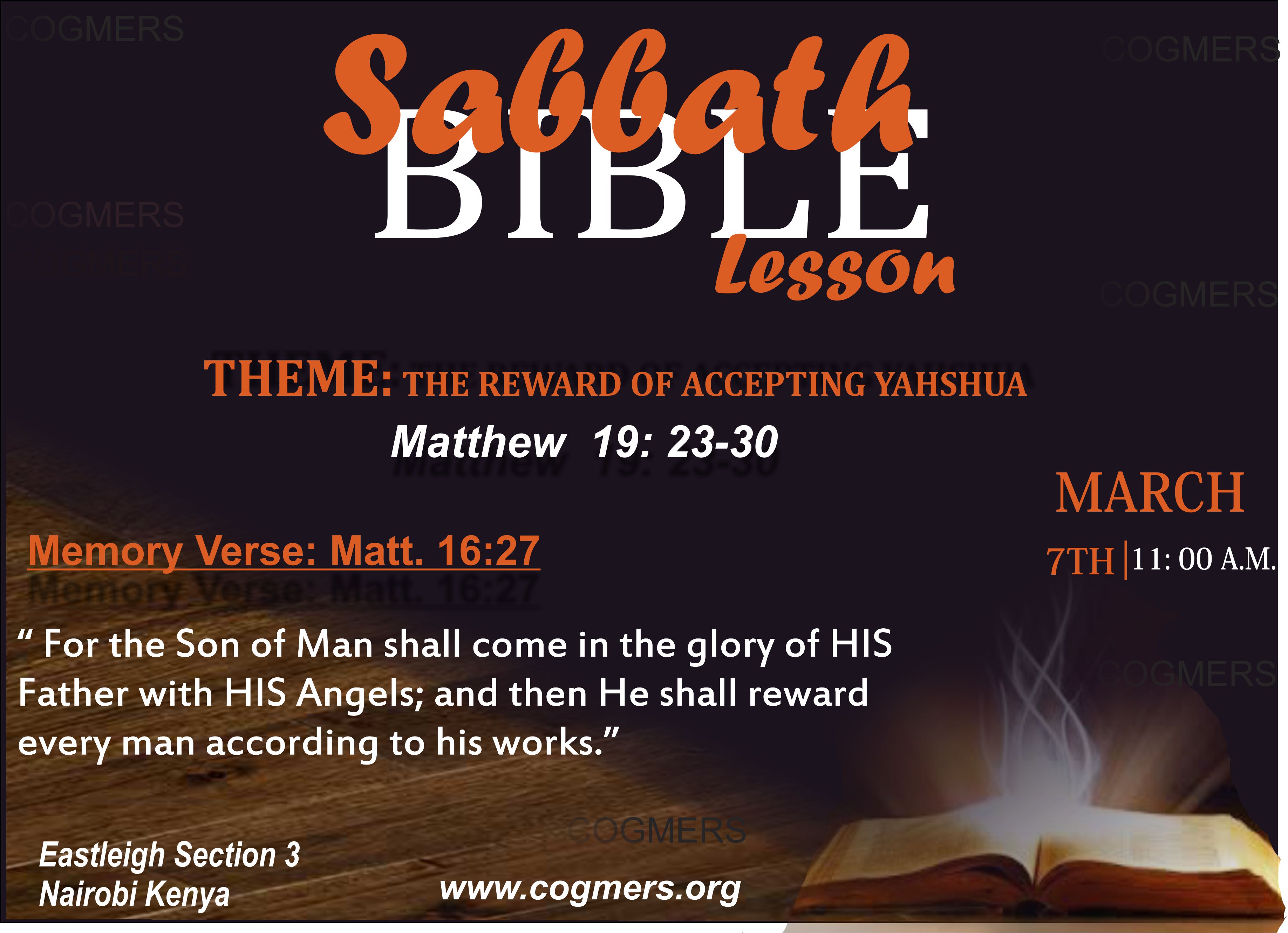 The Reward of Accepting Yahshua