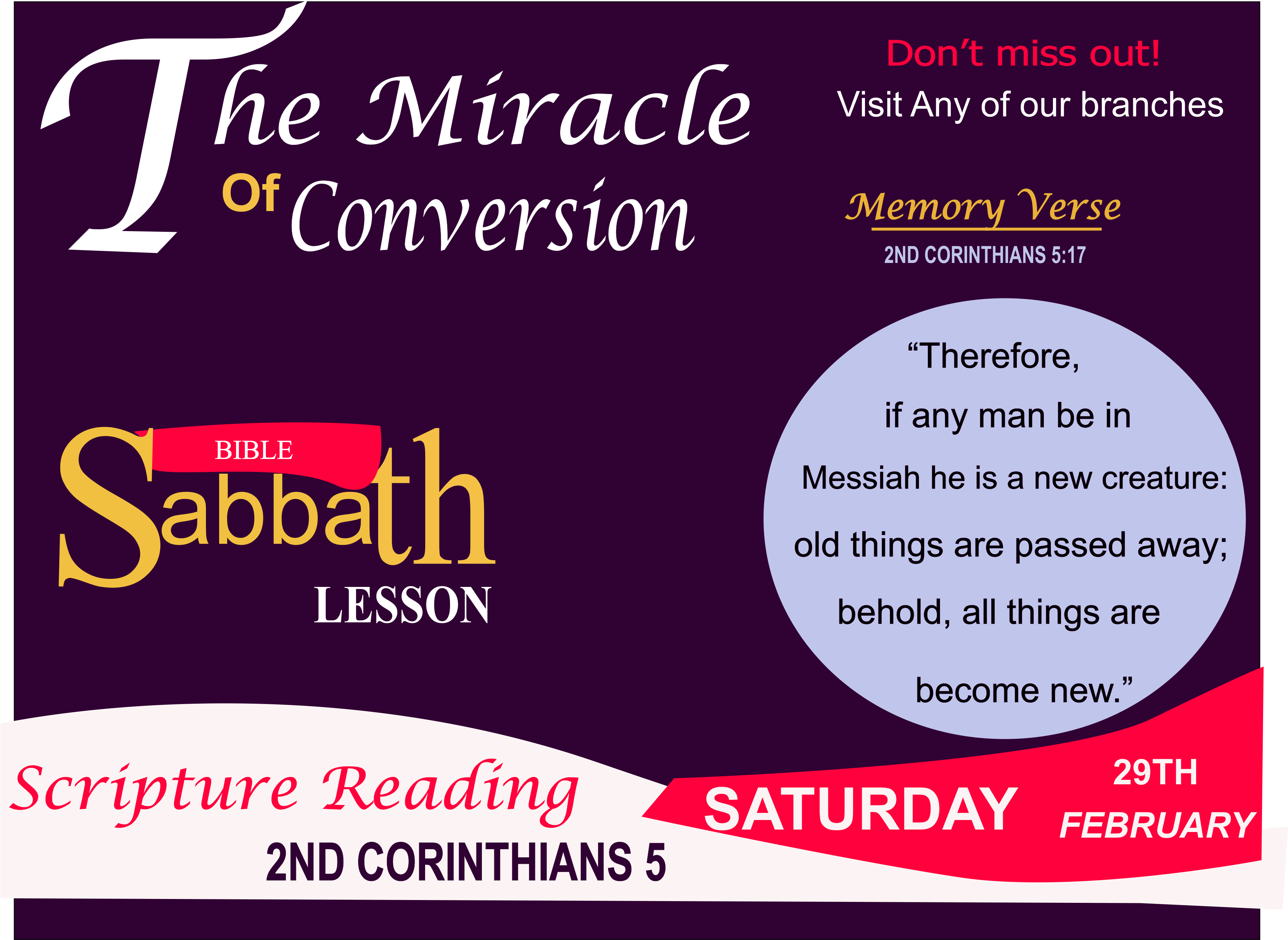 The Miracle of Conversion
