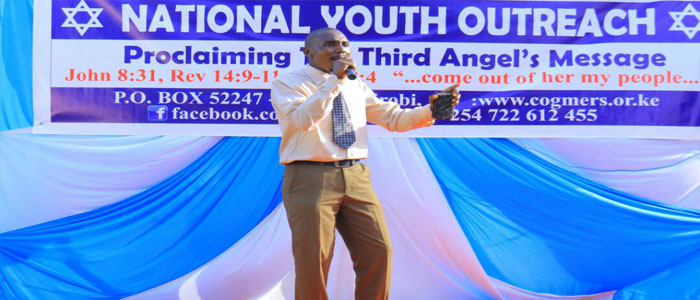 The Gospel Pilgrimage to Nyeri Town by COGMERS Youths